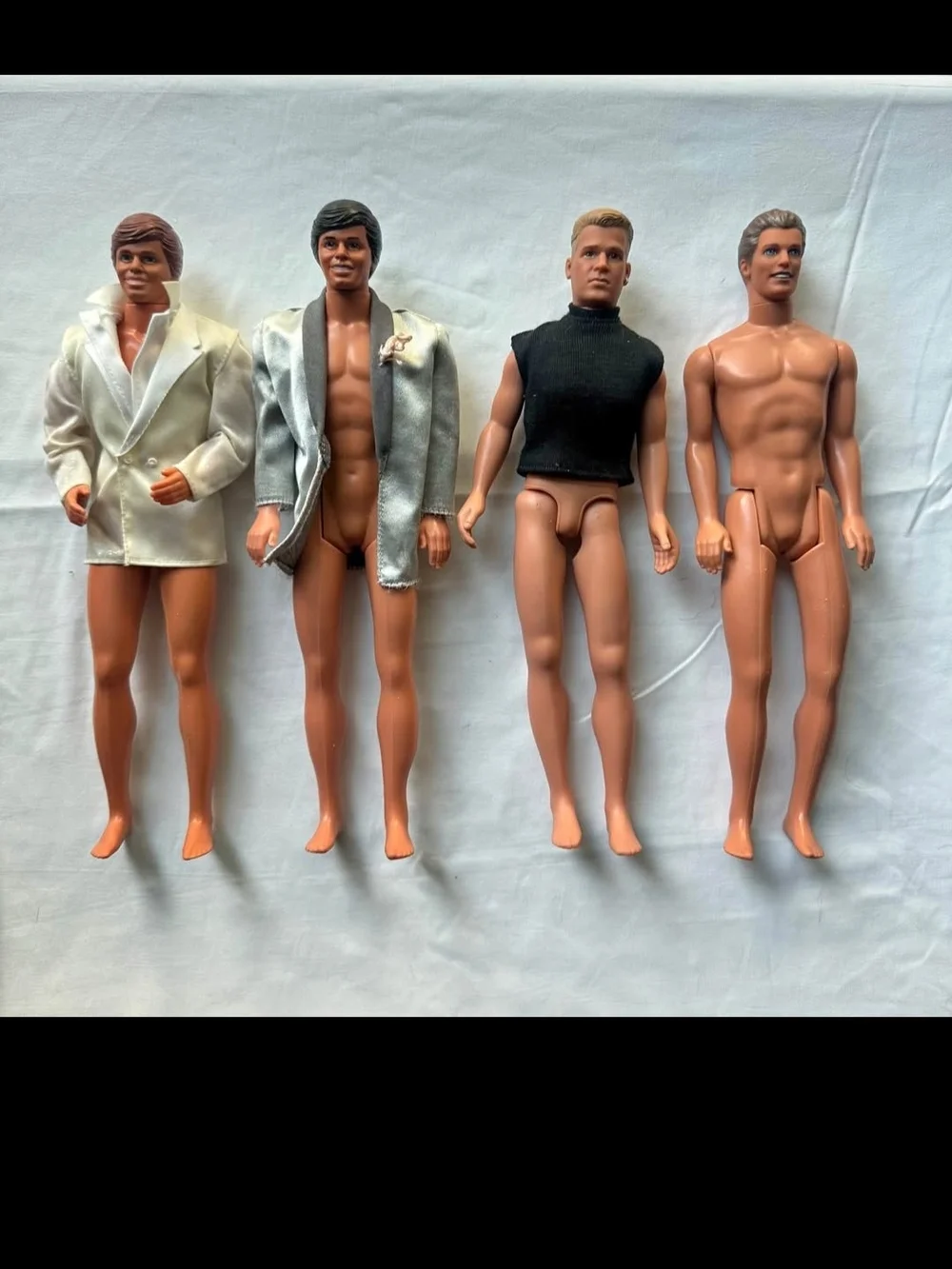 Vintage Ken Male Fashion Doll Lot of 4